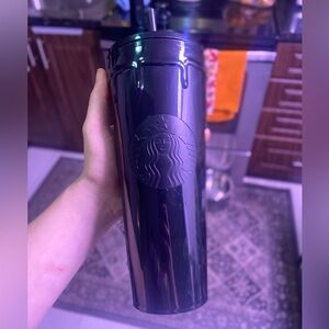 Starbucks tumbler black drip 24oz brand new unused